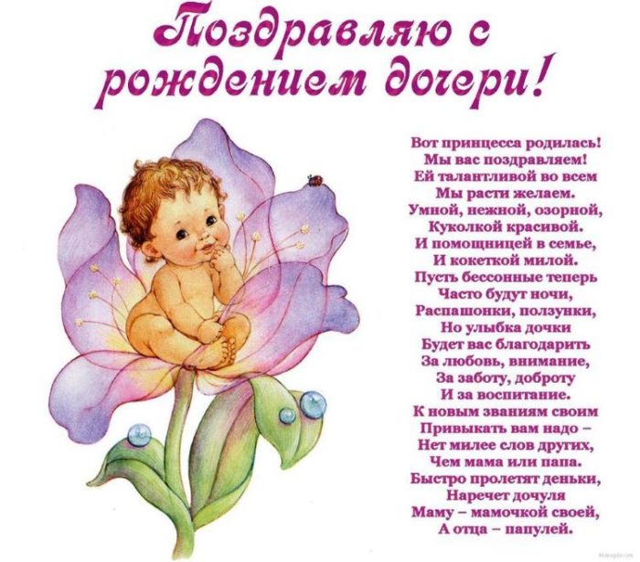 Поздравления С Новорожденным Девочкой Маме Открытку
