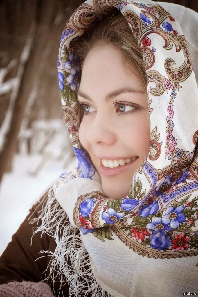 Русский Девушка Красивая