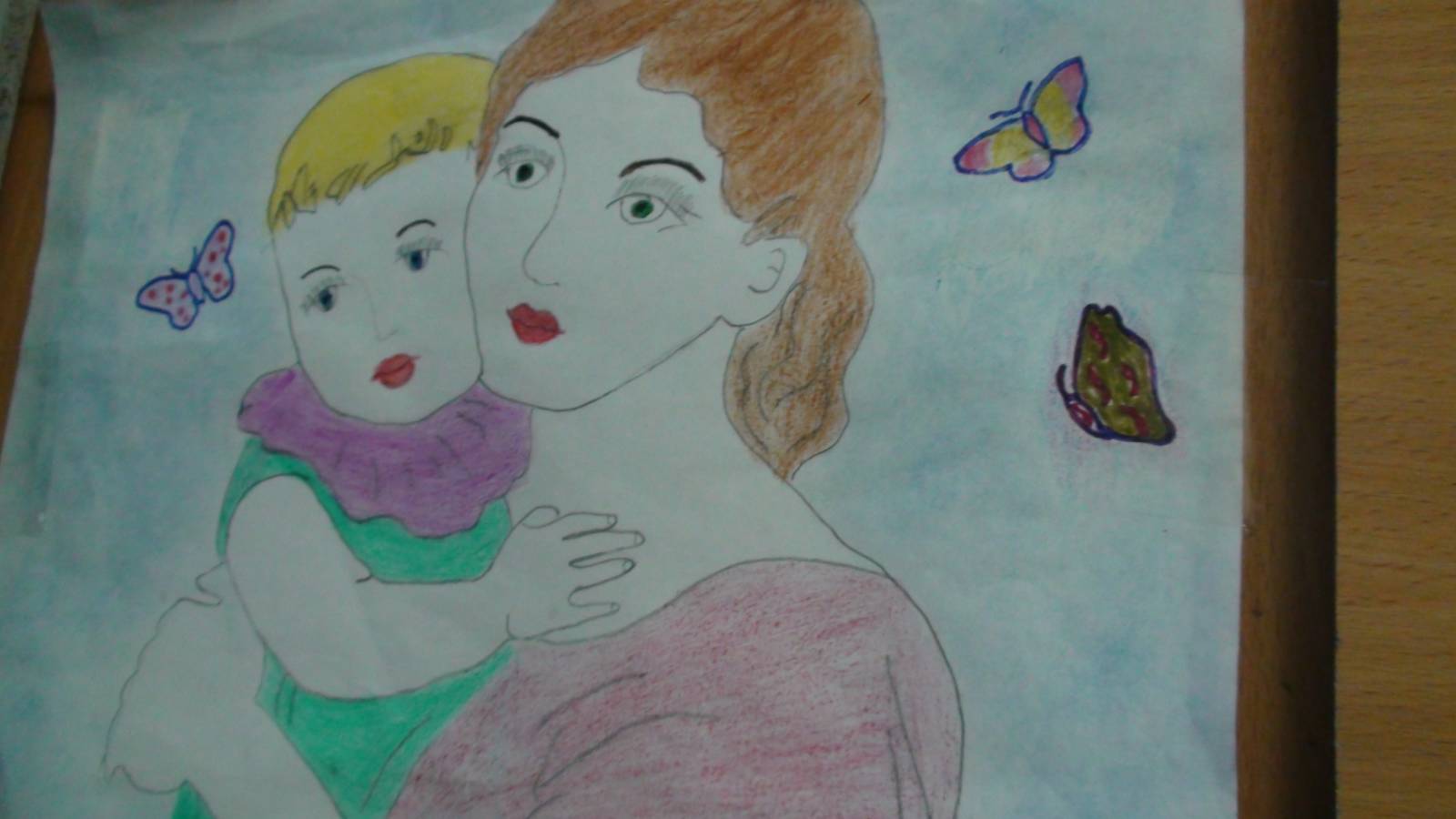 Рисунки детей на тему день матери