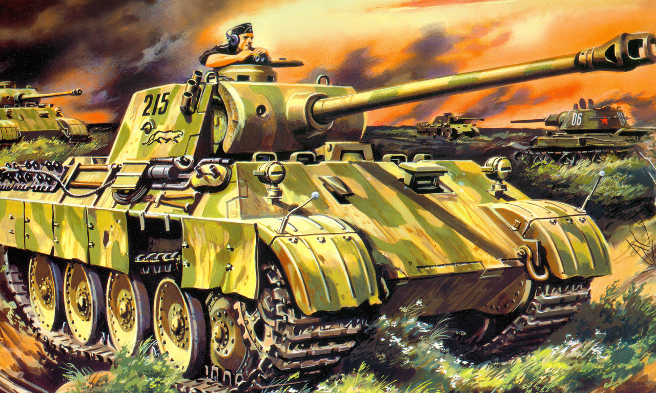 Немецкий танк танк пантера