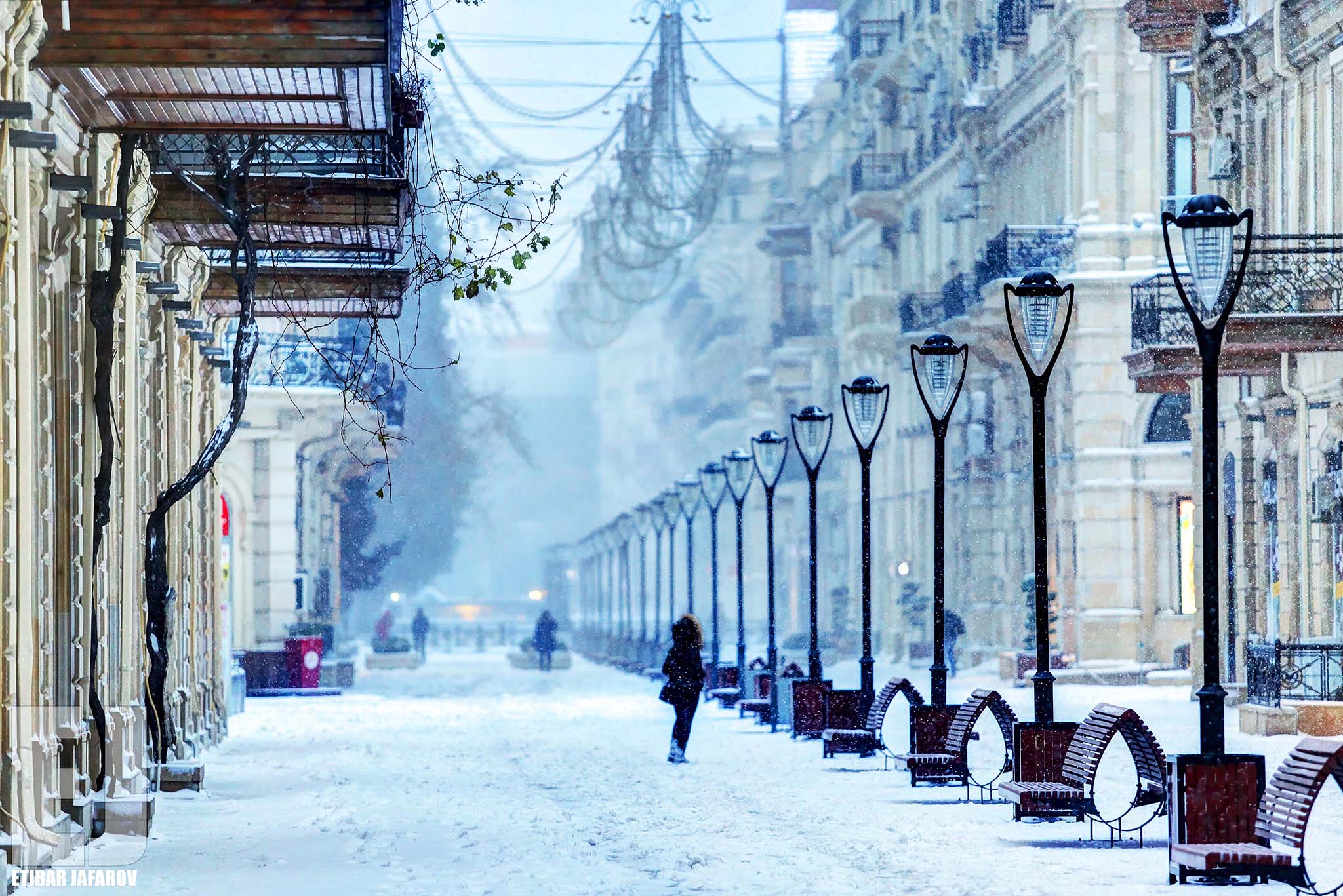 Зима в Баку