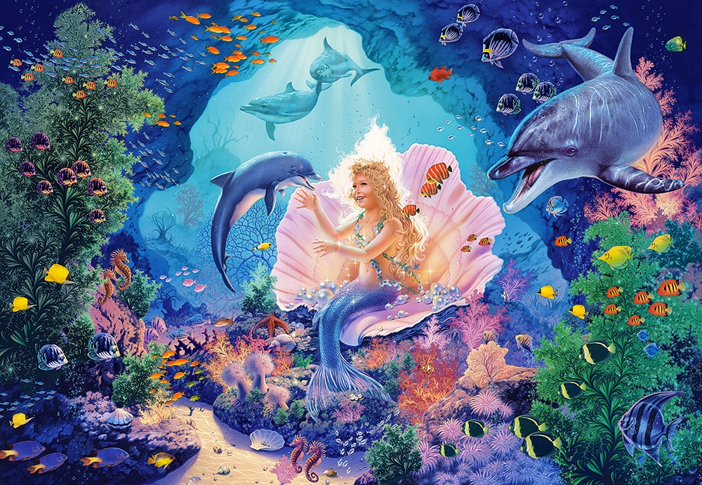 Открытки море и русалки