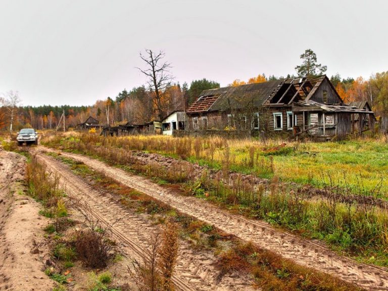 Фото улицы в деревне