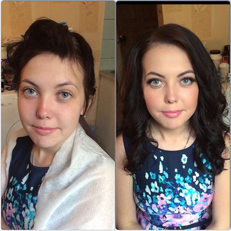 Преображение фото девушек до и после фото