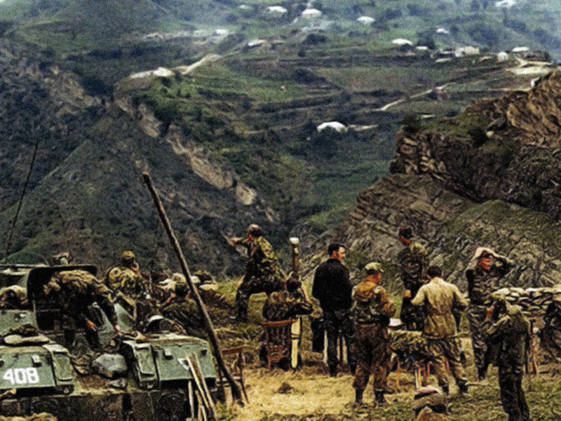 Чечня горы война