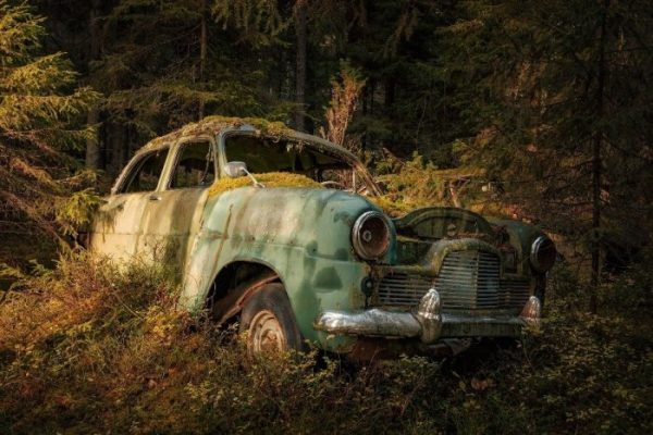 Заброшенные автомобили в подмосковье