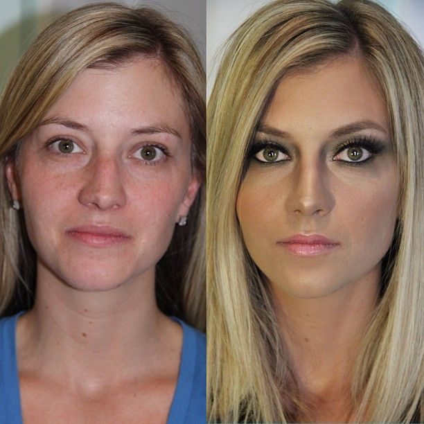 Как фильтры меняют лицо фото до и после